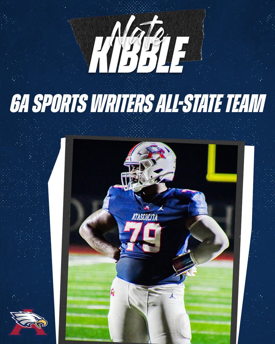 𝟐𝟎𝟐𝟑 𝐓𝐒𝐖𝐀 𝐀𝐥𝐥 𝐒𝐭𝐚𝐭𝐞 𝐓𝐞𝐚𝐦 Congratulations to @AHSEagleFB very own @natedaathlete1 on being named to the 2023 Texas Sports Writers Association’s Class 6A All-State Team