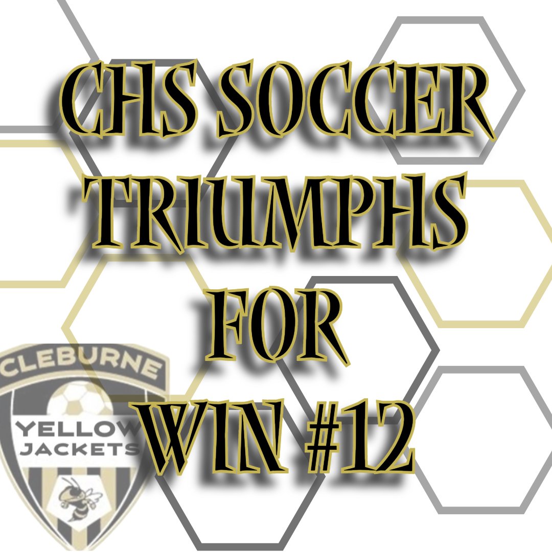 CHS Boys Soccer Wins their 12th of the Season! Matching their Win total from last year.