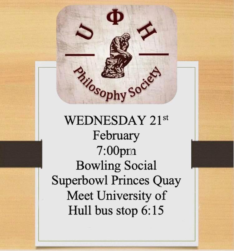 Hello everyone! Our social this week will be a round or two of bowling in Princess Quay! We’ll meet at the bus stop outside the university to get the bus down together at 6:15! Hope to see you all there!