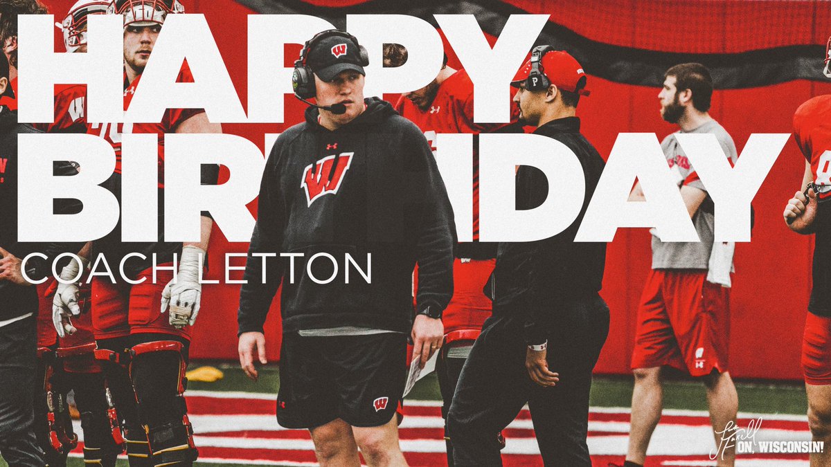 Happy birthday Coach @NateLetton!