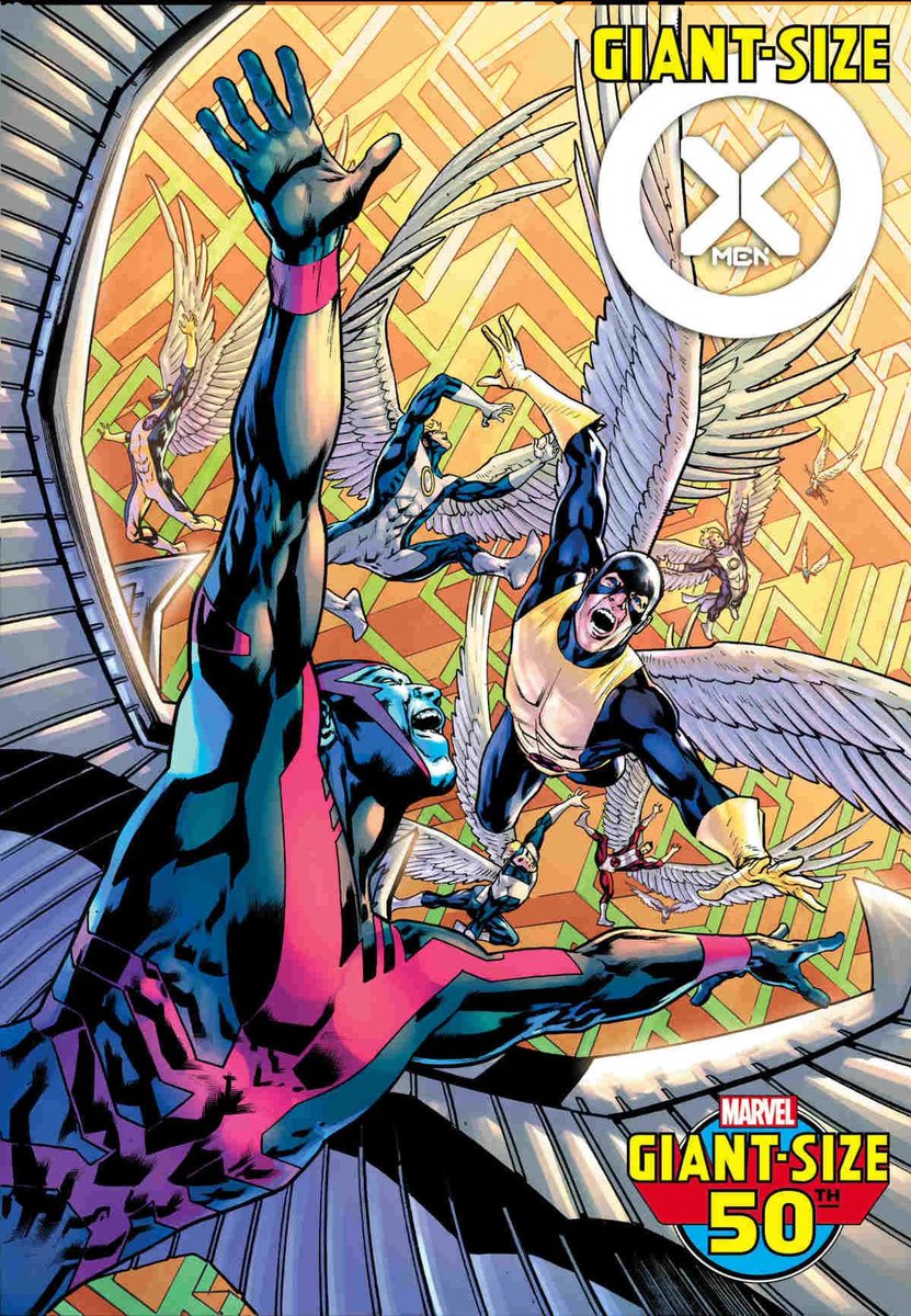 Giant-Size X-Men #1 by Ann Nocenti in May 2024 A mysterious card has lured the dashing ANGEL to a quiet New York City street…where he will undergo a torturous trial unlike any he's ever faced before! It will focus on the Angel and introduce a brand-new X-Men villain #xspoilers