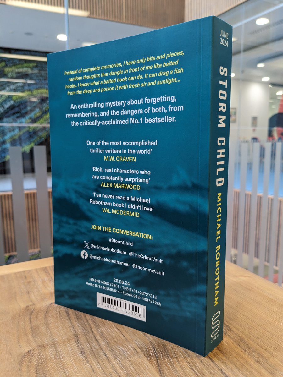 The storm is coming... #StormChild proofs have landed at the Little, Brown offices. Can't wait to share @michaelrobotham's spectacular new thriller with everyone ⚡️ Authors and booksellers, I'll be mailing shortly so please DM if you'd like one!