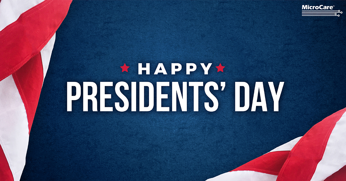 MicroCareNews's tweet photo. Happy Presidents Day from MicroCare!
Wishing everyone a day filled with patriotic pride, reflection, and a deep appreciation for the legacy of leadership that continues to guide us forward. #PresidentsDay #MicroCareCelebrates #LeadershipLegacy https://t.co/oENPeJeTQ3