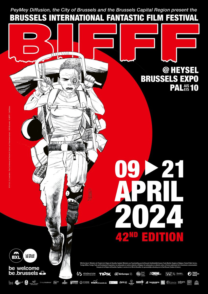 WELCOOOME to our official poster for the 42nd edition of the BIFFF designed by 𝙒𝙚𝙧𝙩𝙝𝙚𝙧 𝘿𝙚𝙡𝙡'𝙀𝙙𝙚𝙧𝙖! 🔥 ➡️ News about our 42nd edition are coming! So, be prepared! 💥 🔥 🗓️ 𝟬𝟵/𝟬𝟰/𝟮𝟬𝟮𝟰 - 𝟮𝟭/𝟬𝟰/𝟮𝟬𝟮𝟰 📍 Heysel/Heizel (Brussels Expo) - Palais 10 #BIFFF42