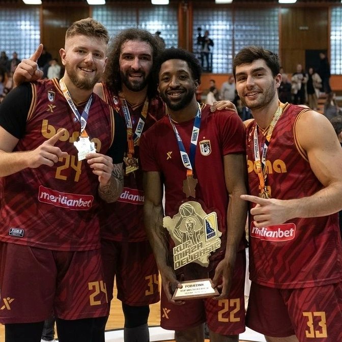 Another title for OLD!
Our Oliver Lynch-Daniels and his team KK Bosna Sarajevo won the legendary "Mirza Delibašić" league cup on home ground. Congrats to Ollie and his team! #WeAreBallin