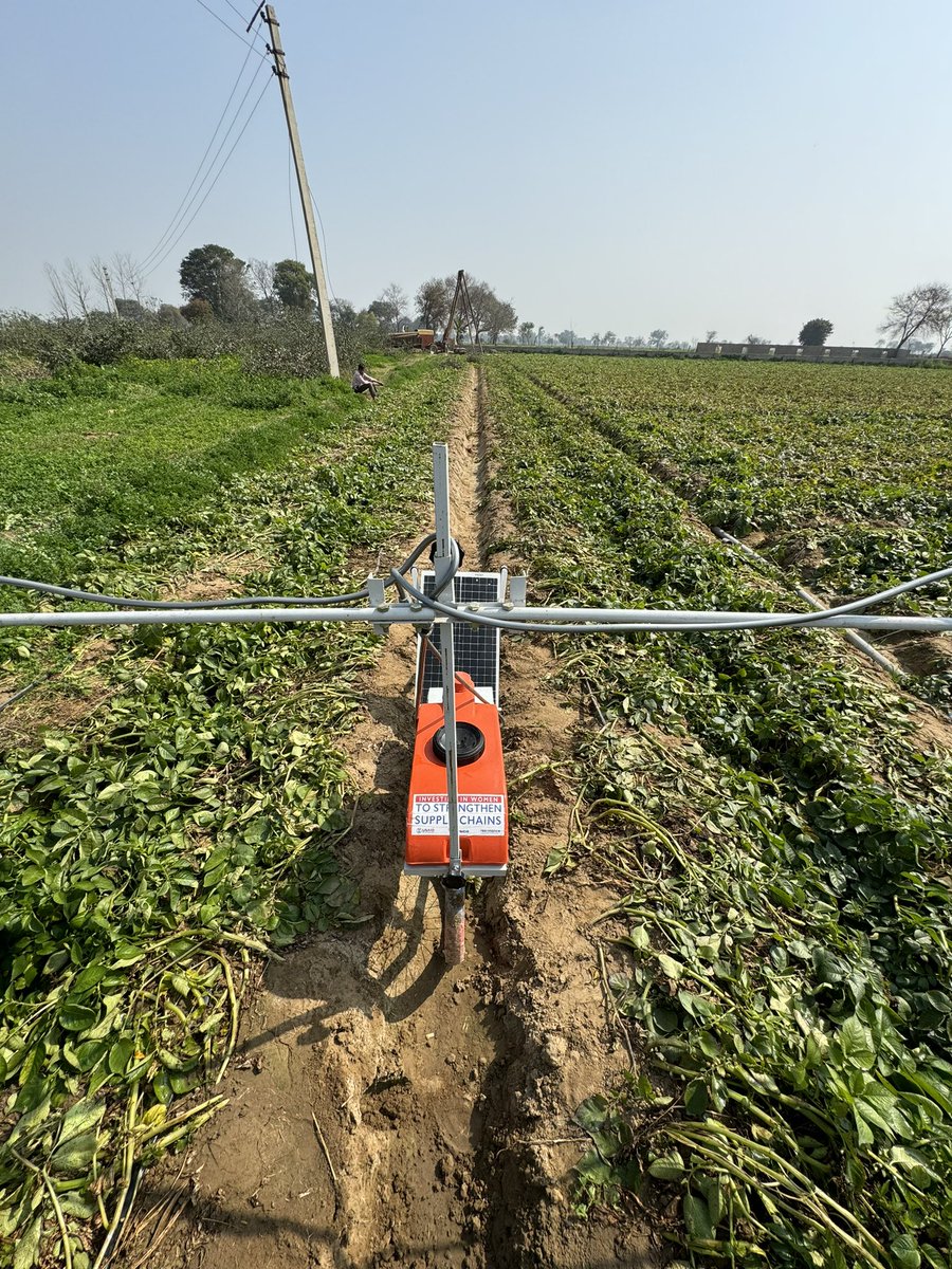 What a fantastic day to spend time with women farmers from our collaborative project with @USAID - GDA in #aligarh #UP. The smart demo farm was the highlight of the fam visit :)