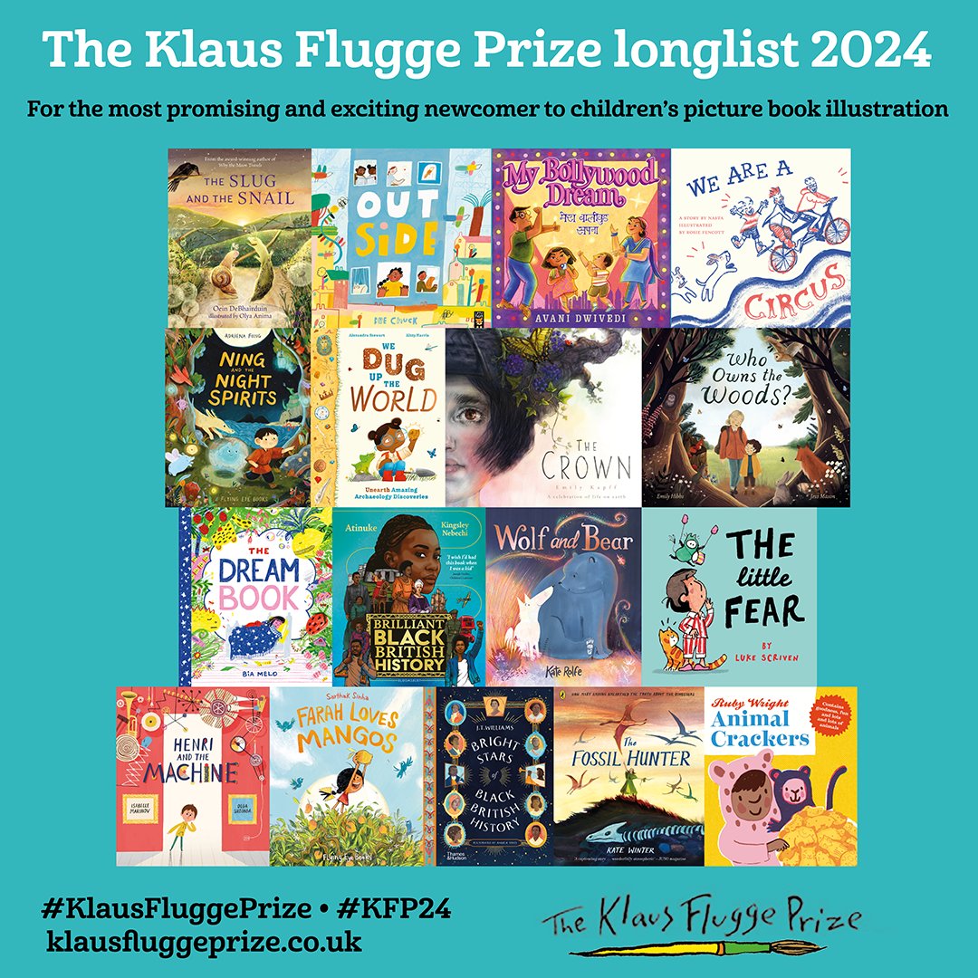 🎉 The @KlausFluggePr 2024's talented longlist was revealed last Thursday.   

Congratulations to all illustrators including AOI members @KateRolfeArt, Adriena Fong and Emily Kapff! 

bit.ly/KlausFlugge2024 
#klausfluggeprize #kfp24