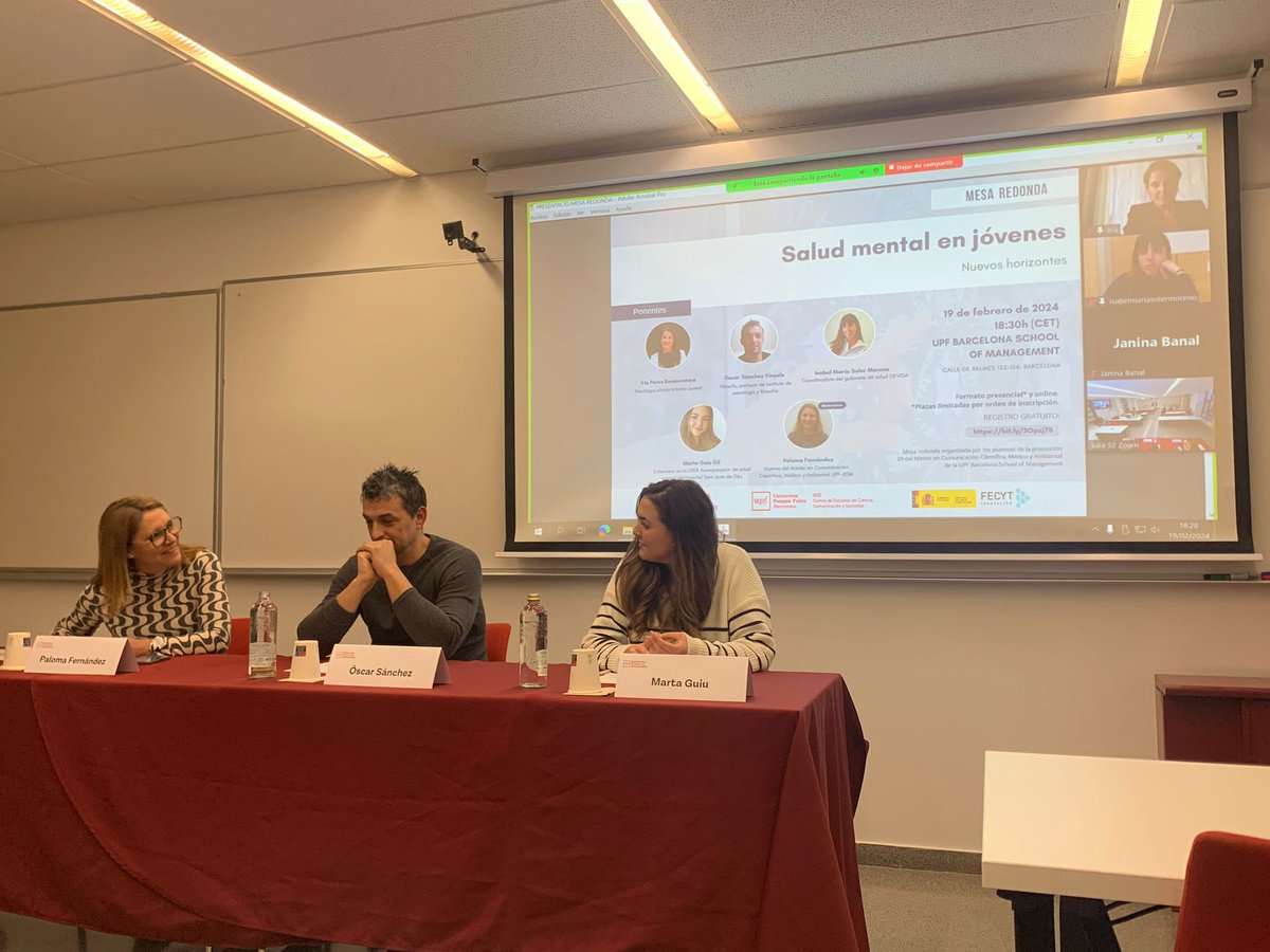 ¡Ya empieza la Mesa Redonda del #mcc29! <a href="/ccupf/">CCS-UPF</a> <a href="/bsm_upf/">UPF-BSM</a>