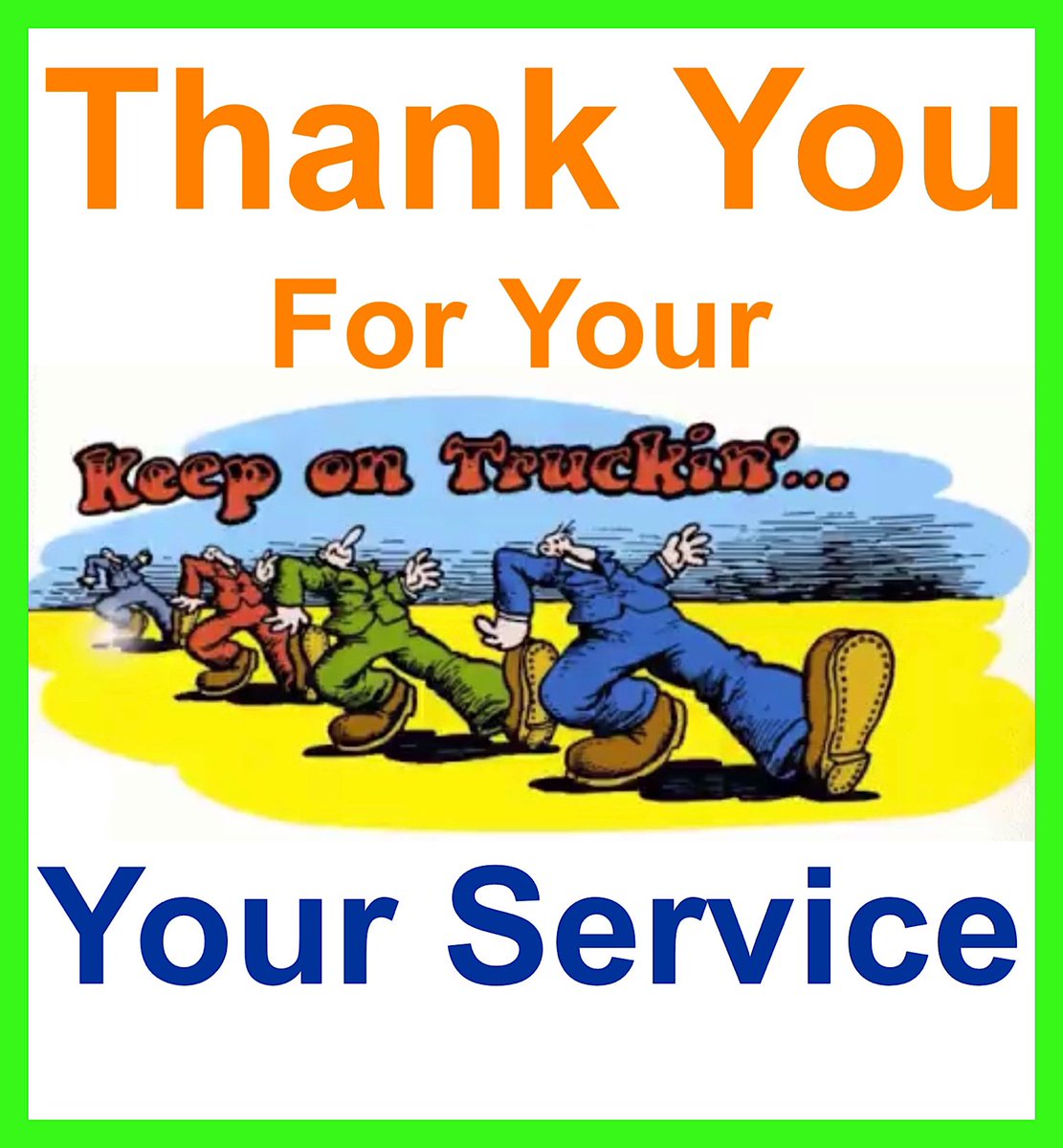 <a href="/CollinRugg/">Collin Rugg</a> Seems like the front line warriors all across the globe are the farmers and truckers, way to go guys.  Where is everyone else?  Thank you for your courage.  Thank you for your strength.  Thank you for your leadership.  Thank you for your example.  The rest of you need to pay