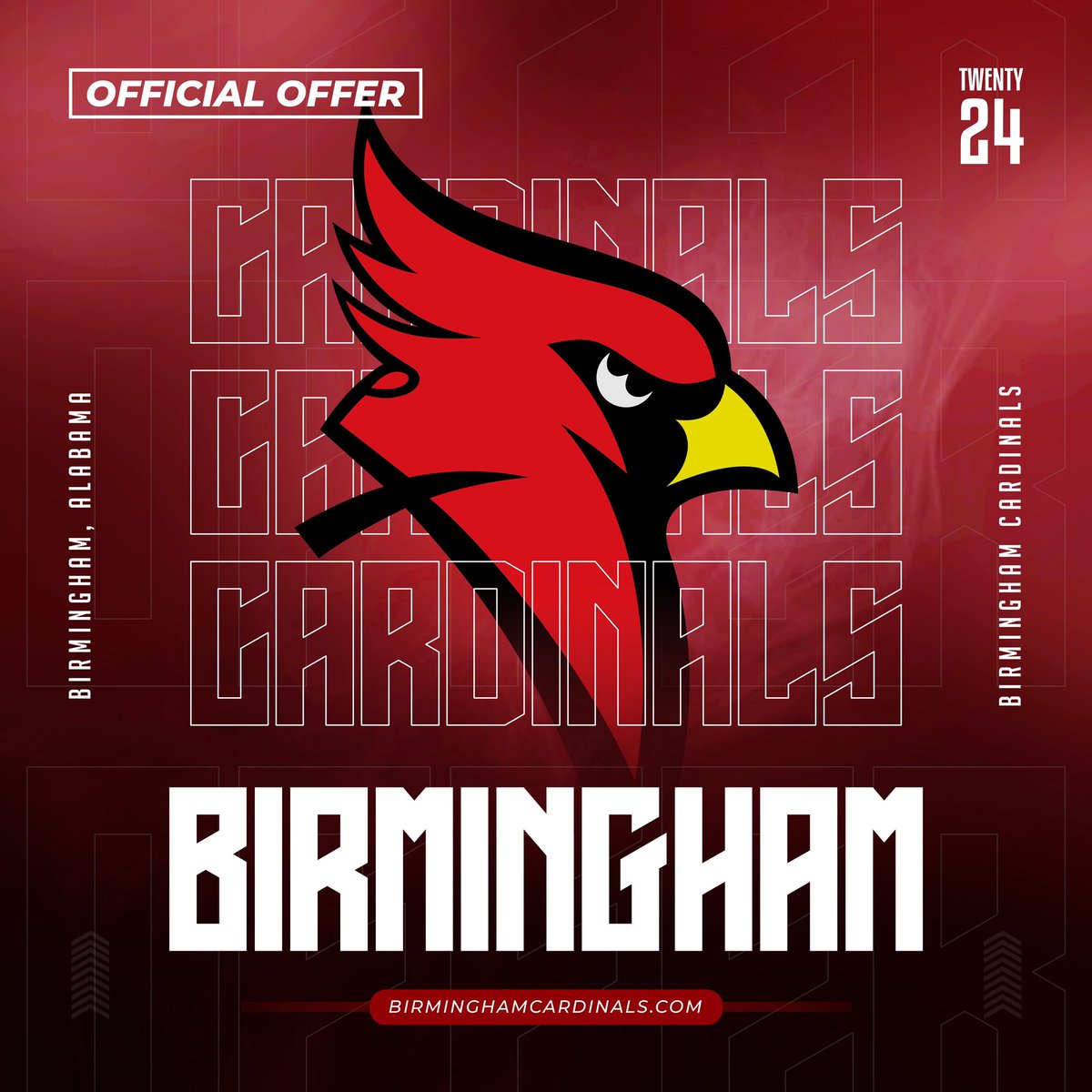 Blessed to receive my first offer from @BirminghamCards @coachhalwalker!!!!