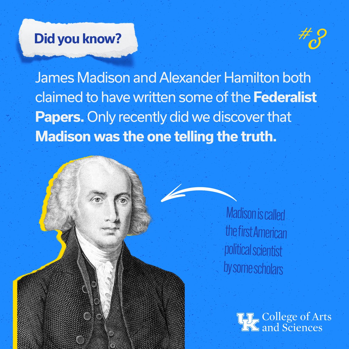 Did you know these executive branch facts? 🤔 AS Professor Stephen Voss shares Presidents' Day trivia. Check out more 🔗 bit.ly/3T2J2CK #uky #ukyartsci #PresidentsDay