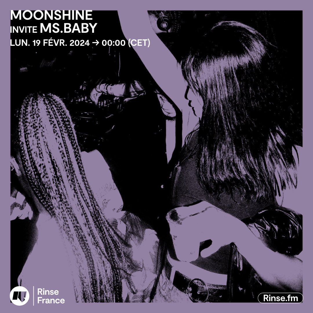 Moonshine 🦎 (@moonshinemu) on Twitter photo Tonight — Montreal based DJ, Ms Baby, makes her <a href="/RinseFrance/">Rinse France</a> debut with an hour of gems, 6pm est. Tonight — Montreal based DJ, Ms Baby, makes her <a href="/RinseFrance/">Rinse France</a> debut with an hour of gems, 6pm est.