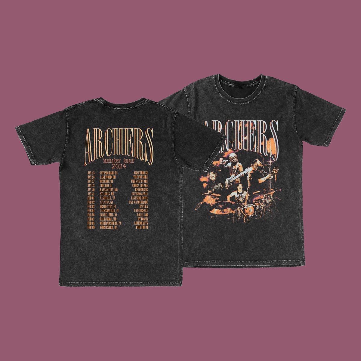 The remaining stock of tour tees from our last tour are available on our store until they’re gone! archersmerch.com
