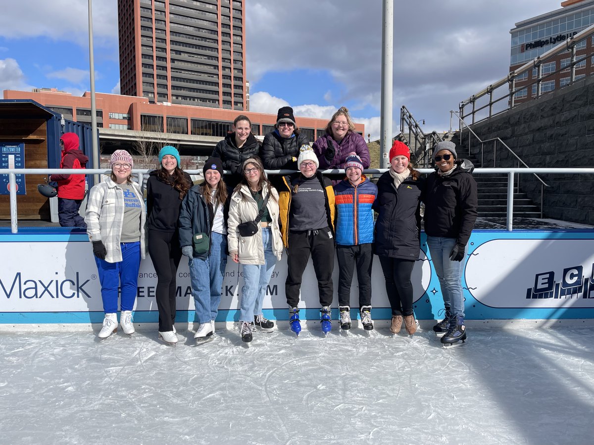 Dr. Jessica Swenson (@jessswen) on Twitter photo My lab and other <a href="/UBEngEd/">UBuffalo | Engineering Education</a> graduate students went on our annual skating outing at the Ice at Canalside this weekend. The adventures skaters learned how to skate backwards or how to spin while others were on the ice for the second time in their life. <a href="/UBengineering/">UBuffalo Engineering and Applied Sciences</a> My lab and other <a href="/UBEngEd/">UBuffalo | Engineering Education</a> graduate students went on our annual skating outing at the Ice at Canalside this weekend. The adventures skaters learned how to skate backwards or how to spin while others were on the ice for the second time in their life. <a href="/UBengineering/">UBuffalo Engineering and Applied Sciences</a>