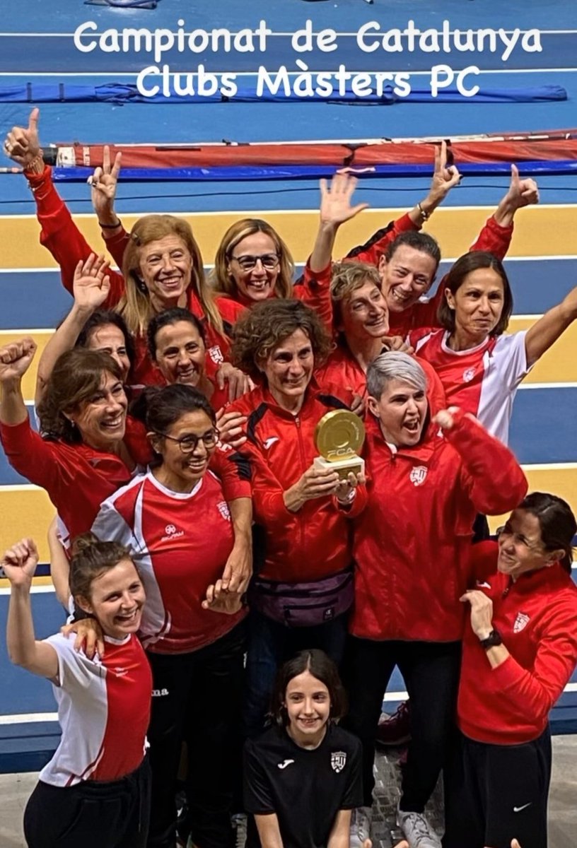 Les noies, increïbles com sempre, són les campiones al Cnat. de Catalunya de clubs màsters en PC. El nois quarts. ❤️❤️

#Atletisme #AtletismeCatala
