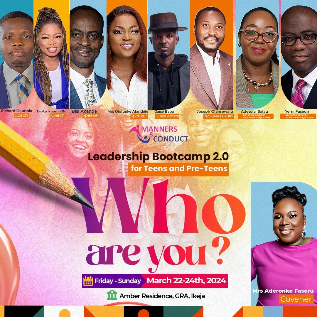 richardokunolar's tweet photo. I am delighted to serve as a coach at the upcoming "Manners & Conduct Leadership Bootcamp 2.0," tailored specifically for teenagers and pre-teens.
Event Details:
Date: March 22-24, 2024
Location: Amber Residence, GRA, Ikeja
Registration Link: https://t.co/ekSuk9JG3k
#MCLB