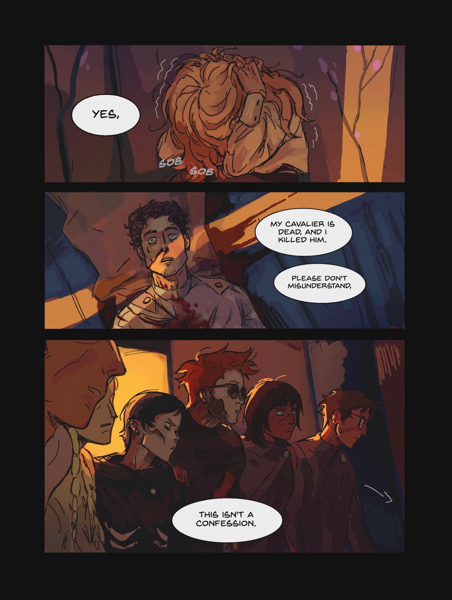 ianthe's little cannibalism moment except it's not little, it's 15 pages long. enjoy. (1/6) #TheLockedTomb