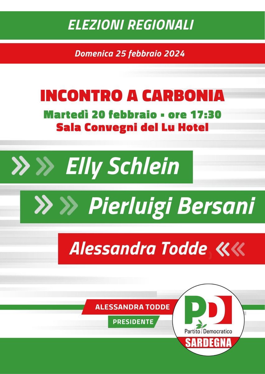Tour sardo al via: domani a Carbonia con Elly Schlein e la nostra candidata Alessandra Todde.