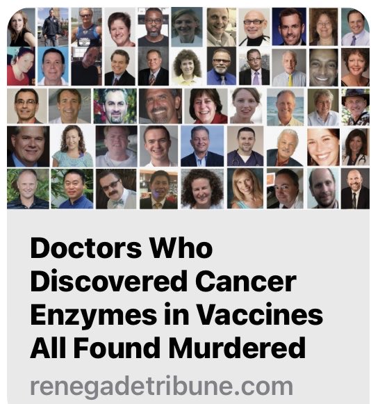 <a href="/DiedSuddenly_/">Died Suddenly</a> 🚨🚨So I keep this article because I found it would one day be important! Sept 2019 shameful 
renegadetribune.com/doctors-who-di…