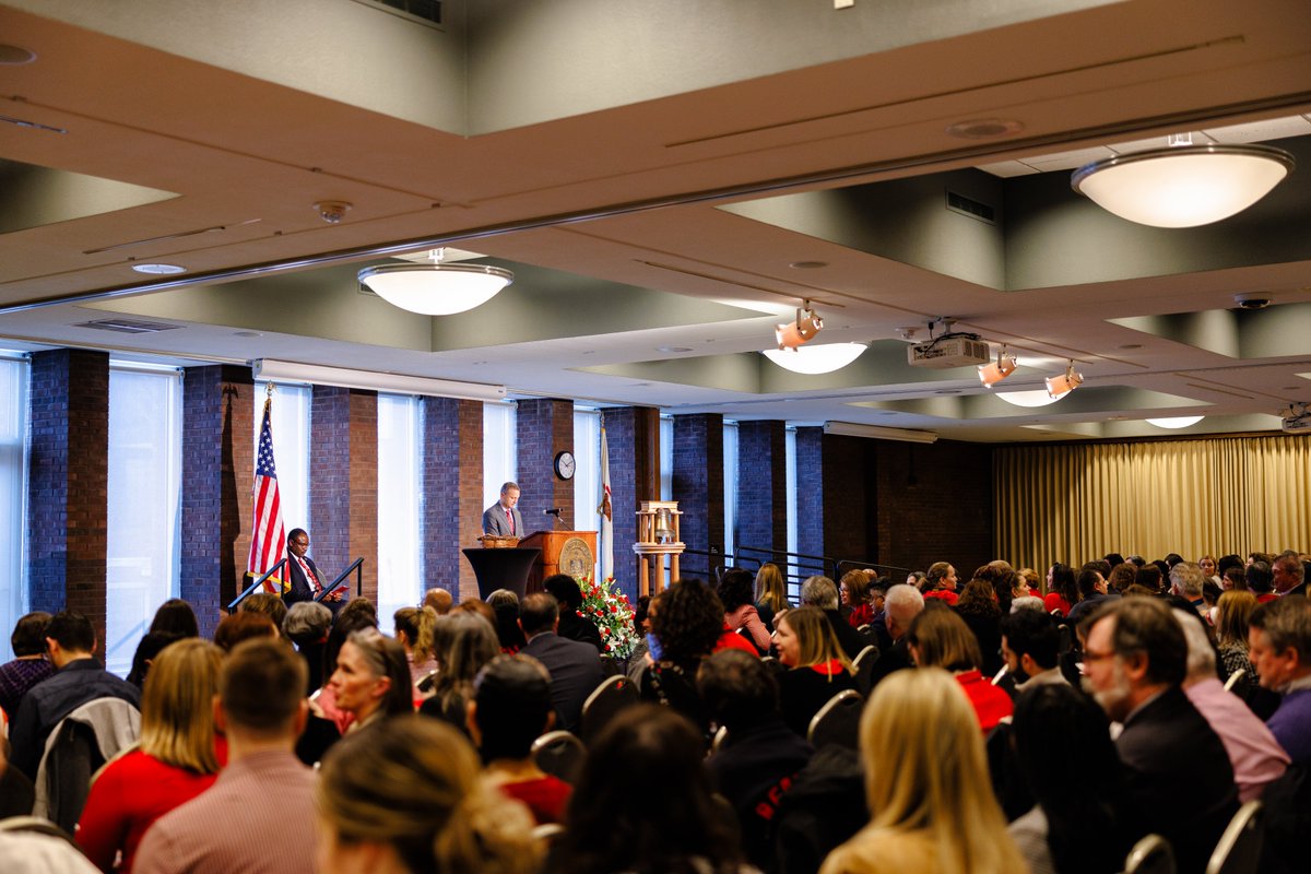 ISUGradSchool's tweet photo. Last week, the Graduate School staff celebrated one of the best days to be a Redbird, Founderβs Day! We had three staff members and GSA President Edcel Cintron-Gonzalez ring the Old Main Bell and honor a great, long-standing tradition at Illinois State. #GradBirds https://t.co/V6qYqS7usB
