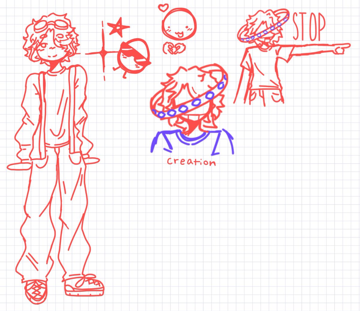 Cvpidsletters's tweet photo. Doodles I did in school today!
Mostly creation >w>
Tell me if I should post more of my little sketches I make in school :3
#tubbofanart #creationqsmp #qsmpfanart https://t.co/FryvinMnyg