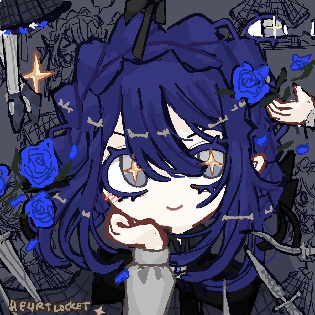 HYSTERIA_M_GIRL's tweet photo. [W:E] Cosette Desrosiers' profile 💙

#worldsendgame #digitalart https://t.co/o5JNXJG1v0