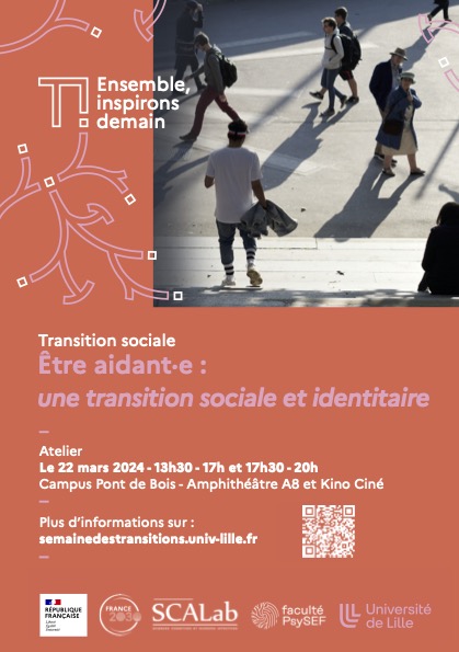 Pauline_Justin's tweet photo. 🗣️L’@univ_lille se mobilise autour des (étudiants) #aidants lors de la Semaine des #Transitions!

🗓️RDV le 22 mars sur le Campus Pont de Bois

🔎Retrouvez notre programme⤵️

👉Et inscrivez-vous directement sur : https://t.co/JJWNbX7SfY ou par mail à : pauline.justin@univ-lille.fr https://t.co/0RZjQT53KR