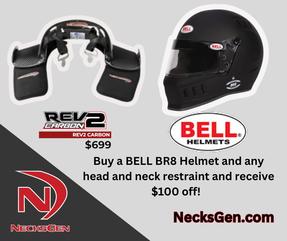 NecksGen1's tweet photo. Take advantage of this SPECIAL OFFER on our website! #necksgen #motorsports #racing #autoracing https://t.co/m0yleA8Hcf https://t.co/w03hIjkZbI