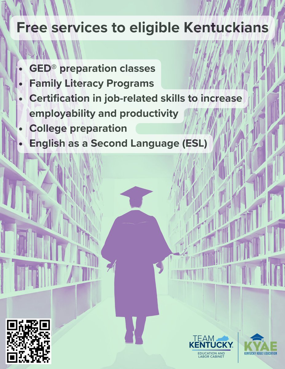 Embracing the journey of education and growth.
#GED#KYAE#Adulteducation