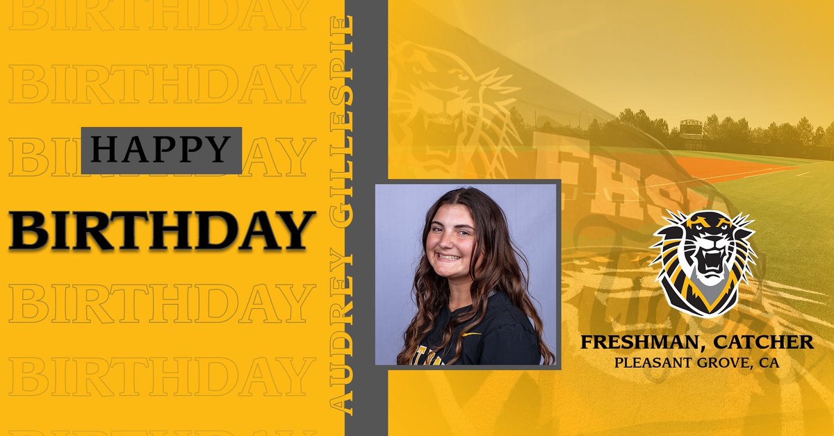 Tiger Nation we have a birthday to celebrate 🐯 Help us wish Audrey a very Happy Birthday 🎉🥳