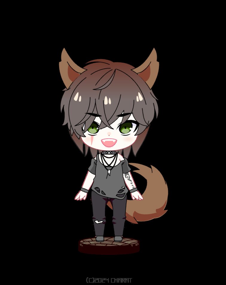 Mirachii_9's tweet photo. Werewolf. ♡

#Charat #charactermaker #werewolf #chibi #OC #cute https://t.co/huhNegs3t4