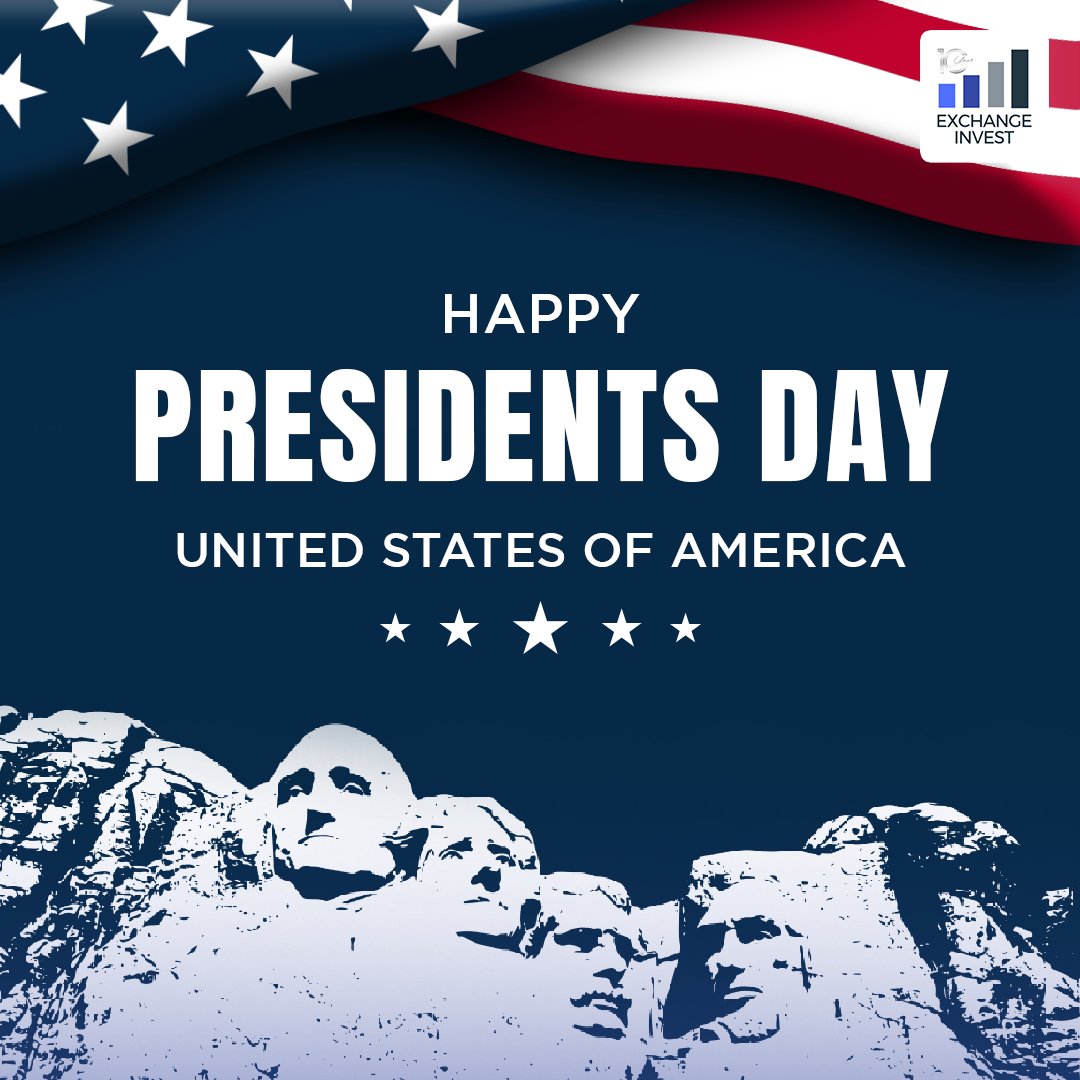 Happy #PresidentsDay! Today, the #US honors visionary leaders who shaped history, from Washington to Lincoln. Let's reflect on their legacy & inspire future generations.

Heads up: #stock and #bondmarkets are on pause today, Feb. 19, but they'll be back stronger tomorrow! 🇺🇸