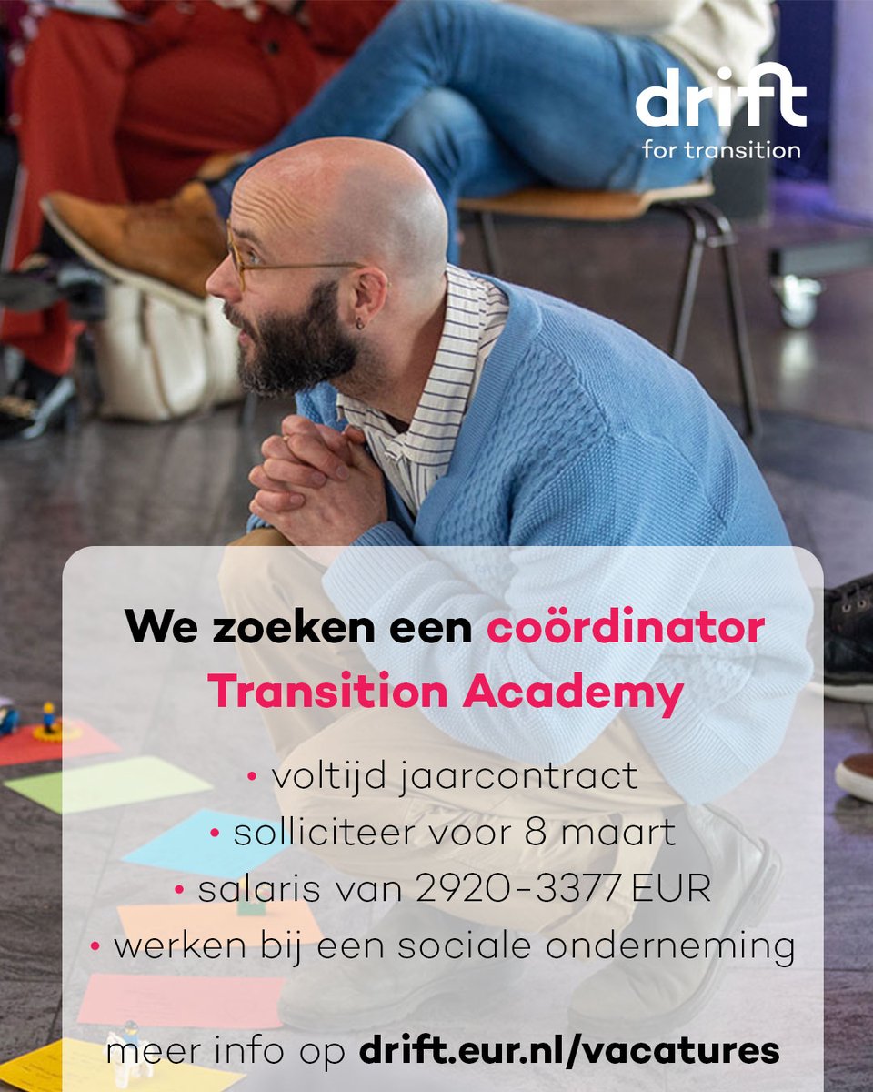 Ga jij eraan bijdragen dat deelnemers aan onze meerdaagse transitie-opleidingen een goede en mooie ervaring hebben? We zoeken per direct een opleidingscoördinator met minimaal 1 jaar ervaring! #vacature