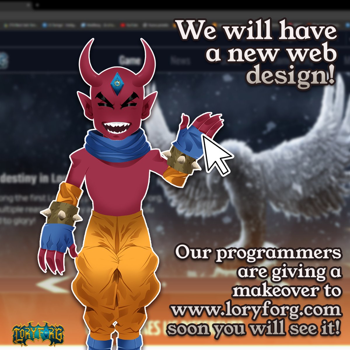 Loryforggame's tweet photo. We are working on the website, soon you will see new sections and visual updates.
https://t.co/NtngH317Qp
#gamedev #indiegame #website #fantasygame #tcg #cardgame #loryforg #blockchaingames #coolgame https://t.co/PY7KBBsZdF
