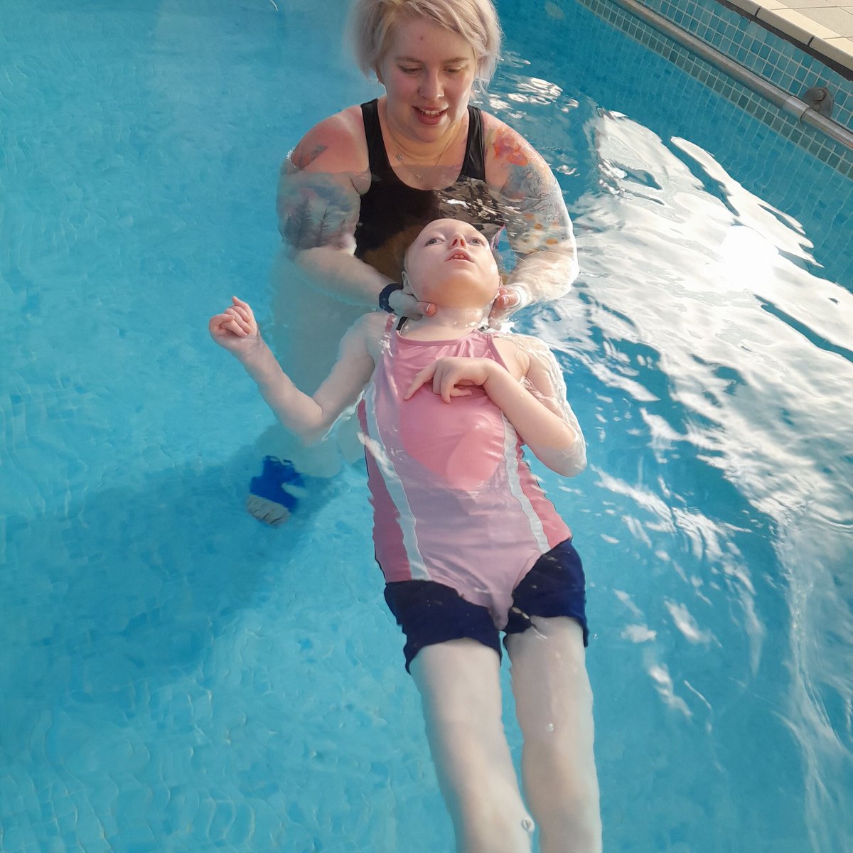 'When Nora’s in the hydrotherapy pool at Chestnut Tree House it’s one of the few times where Nora feels complete freedom.' Parents Tors and Dave speak about what it’s like to have a child with a life-limiting condition and the support they have had: bit.ly/3TZXQ6d