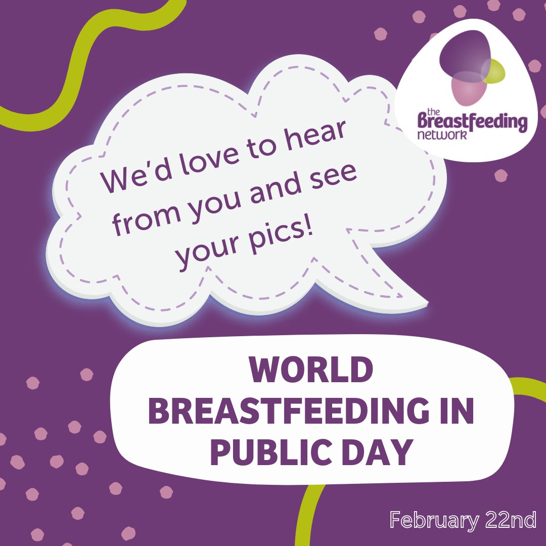 To celebrate World Breastfeeding Day, we'd love to share photos and stories of your experiences breastfeeding in public 💜 Please fill out our consent form and send us your photos/stories if you'd like to be involved: forms.office.com/e/NrJW4GaX5U #WorldBreastfeedinginPublicDay