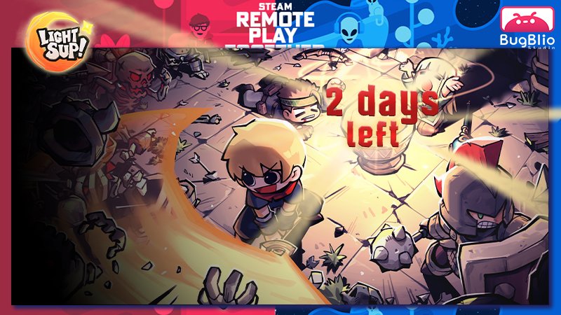 bugblio's tweet photo. 📣Only 2 more days left to experience our game demo! ⏳ Don't miss your chance to dive into the adventure. Download now and get a taste of the excitement awaiting you! 🎮
The Fest will end on the 19th at 10:00 AM PST
#lightsup #bugbliosutdio #coopgame #STEAM #RemotePlay https://t.co/Jwa0xnL7uW