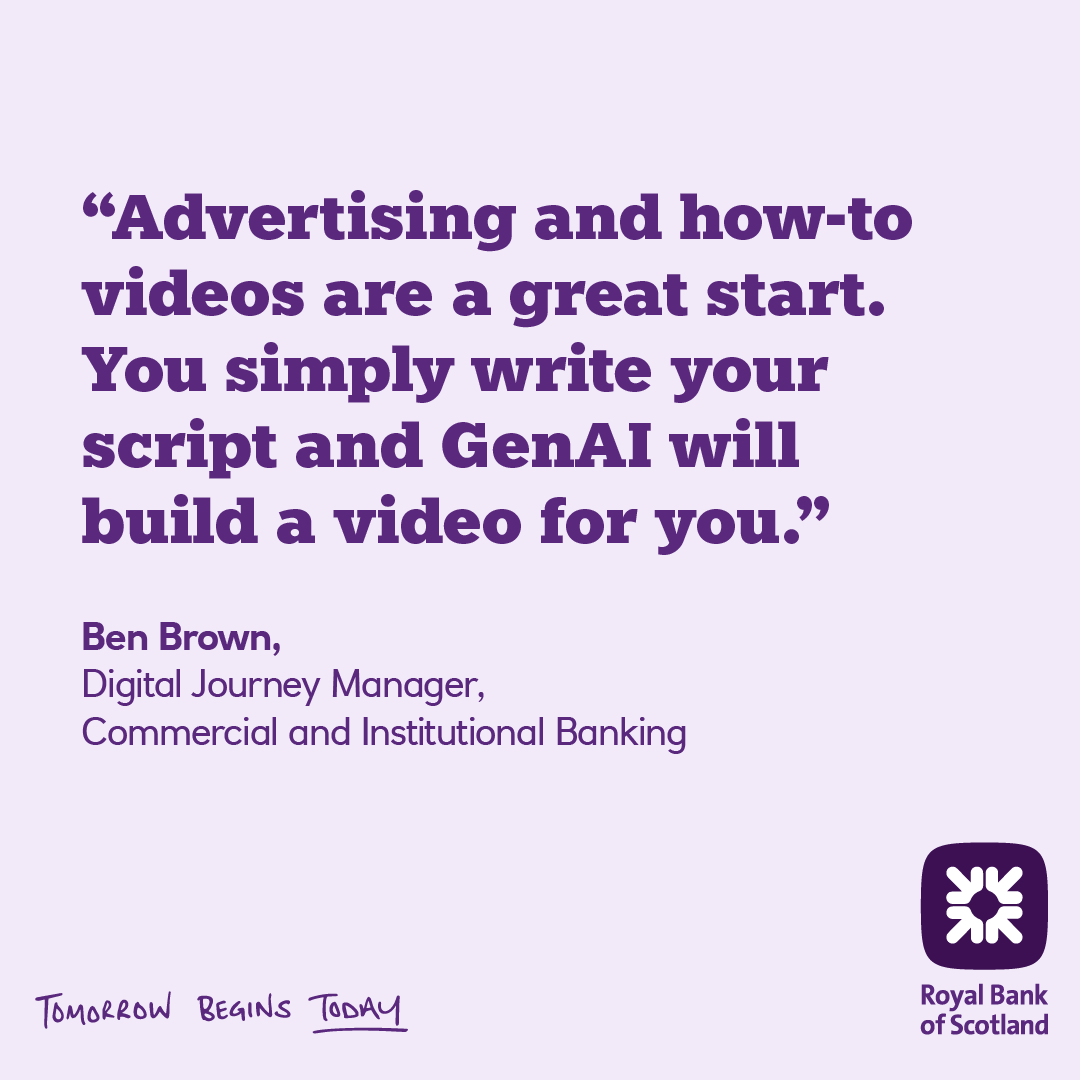 Explore how generative AI could bring speed and personalisation to your marketing campaigns.

rbs.co.uk/business/insig…