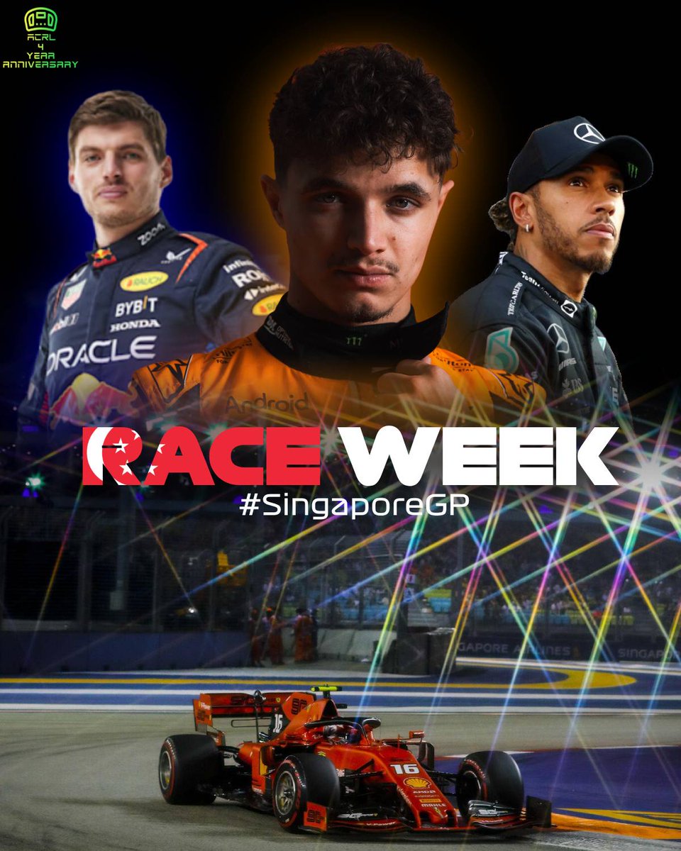 We're going to Southeast Asia for this week under the blinding lights and the humidity of not just the weather, but the pressure our drivers will face at the Marina Bay Street Circuit!

#SingaporeGP #F1 #F1SimRacing