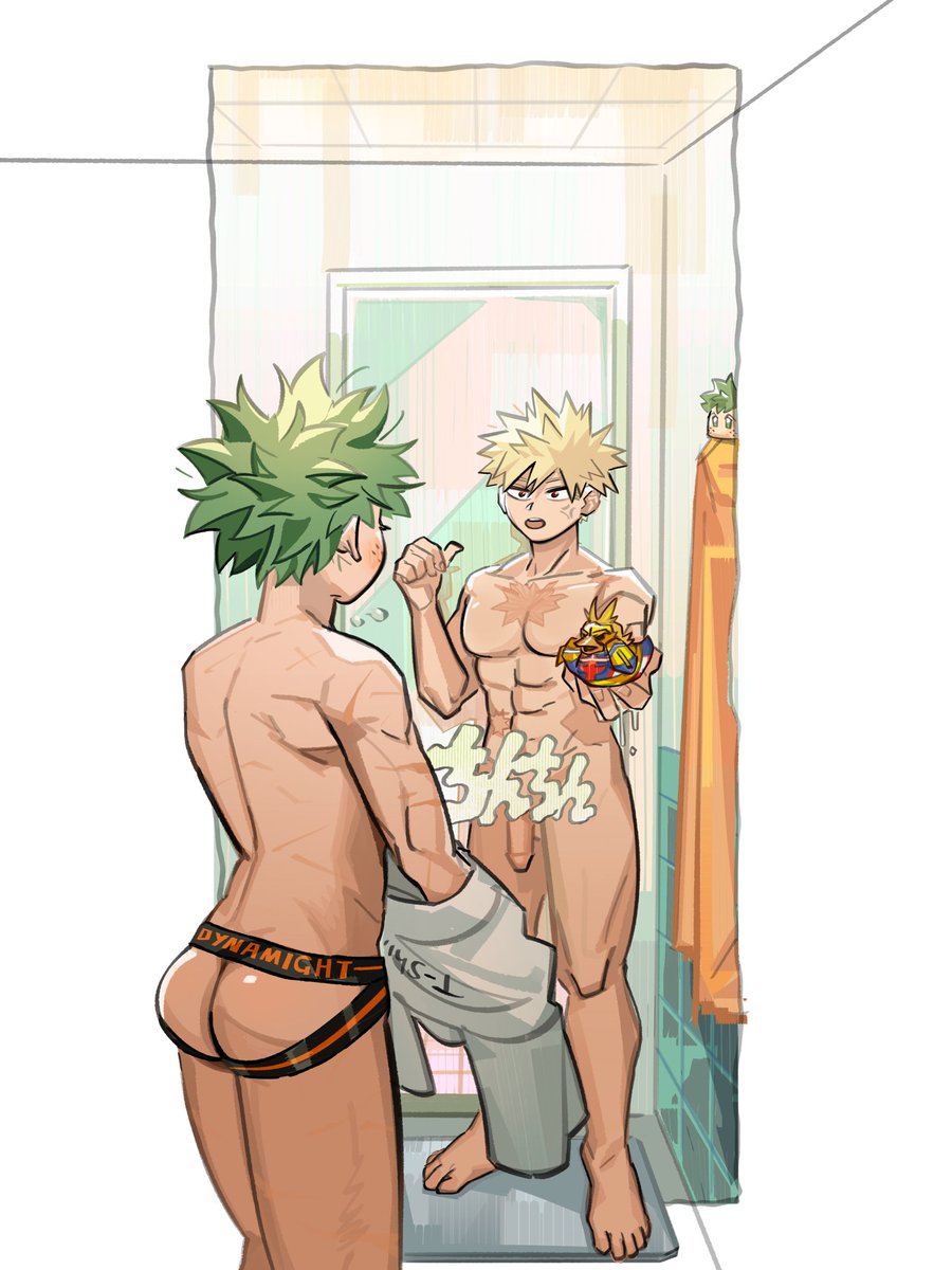 JustMcBaoBao's tweet photo. Roommates 🛁🫧

#勝デク #bkdk https://t.co/7bykuX7wUQ