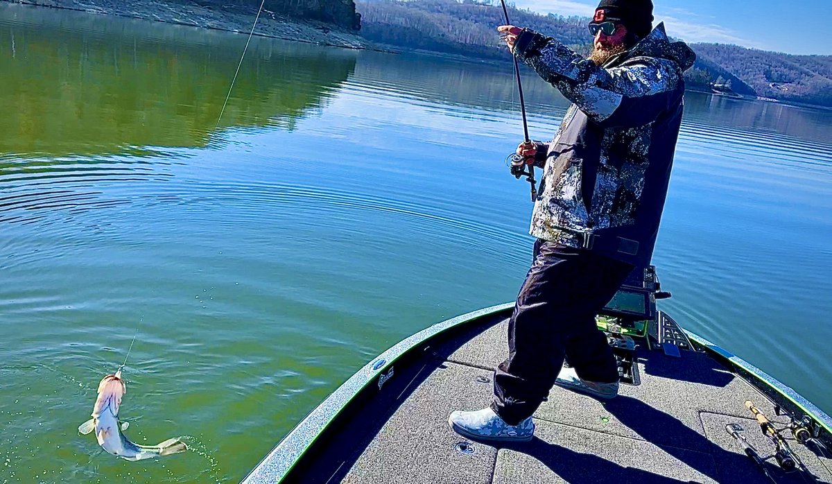 BassGeekFishing's tweet photo. Learning something NEW!
In 18 degree weather!
Watch MORE BassGeek🤯🤯🤯
#bassfishingtips #bassgeek #bassfishing #fishing #fishingtips #fishingvideos #bassfishingvideos #winterfishing #bassgeekfishing #newlures #newbaits #usa @GarminMarine https://t.co/M6eqh1AK0c