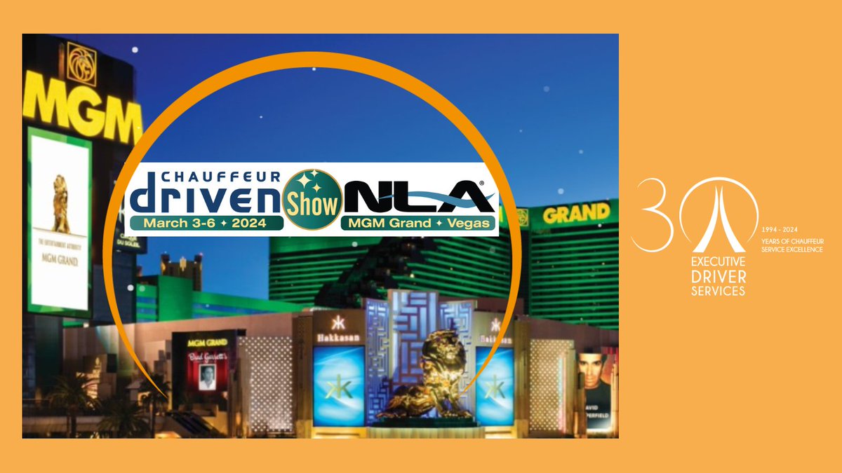 DriverServiceFr's tweet image. Only few days to go before #CDNLA2024 ! 🇺🇸
This will be a very special edition for #ExecutiveDriverServices as we celebrate our 30th anniversary!
Please come and visit our enlarged booth!

📆 March 3-6
📍 MGM Grand #LasVegas - Booth 64-65