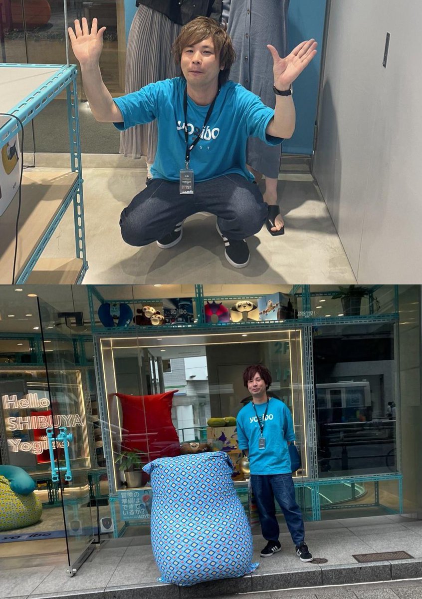 tkzwgrs's tweet photo. 【悲報】#Yogibo 店長、女性従業員を盗撮し逮捕

▼湊陽介店長(Yogibo渋谷宮下公園前店)
・TV出演経験あり
・従業員が着替える店舗バックヤードに盗撮用スマホ設置
・数十回の犯行
・怪しんだ従業員がスマホを覗き発覚
・取り調べに「防犯のために録画していただけ」と否認するも起訴され罰金刑＆解雇

(※被害女性の許可取得済み)
(※渋谷宮下公園前店は関東最大規模の旗艦店)