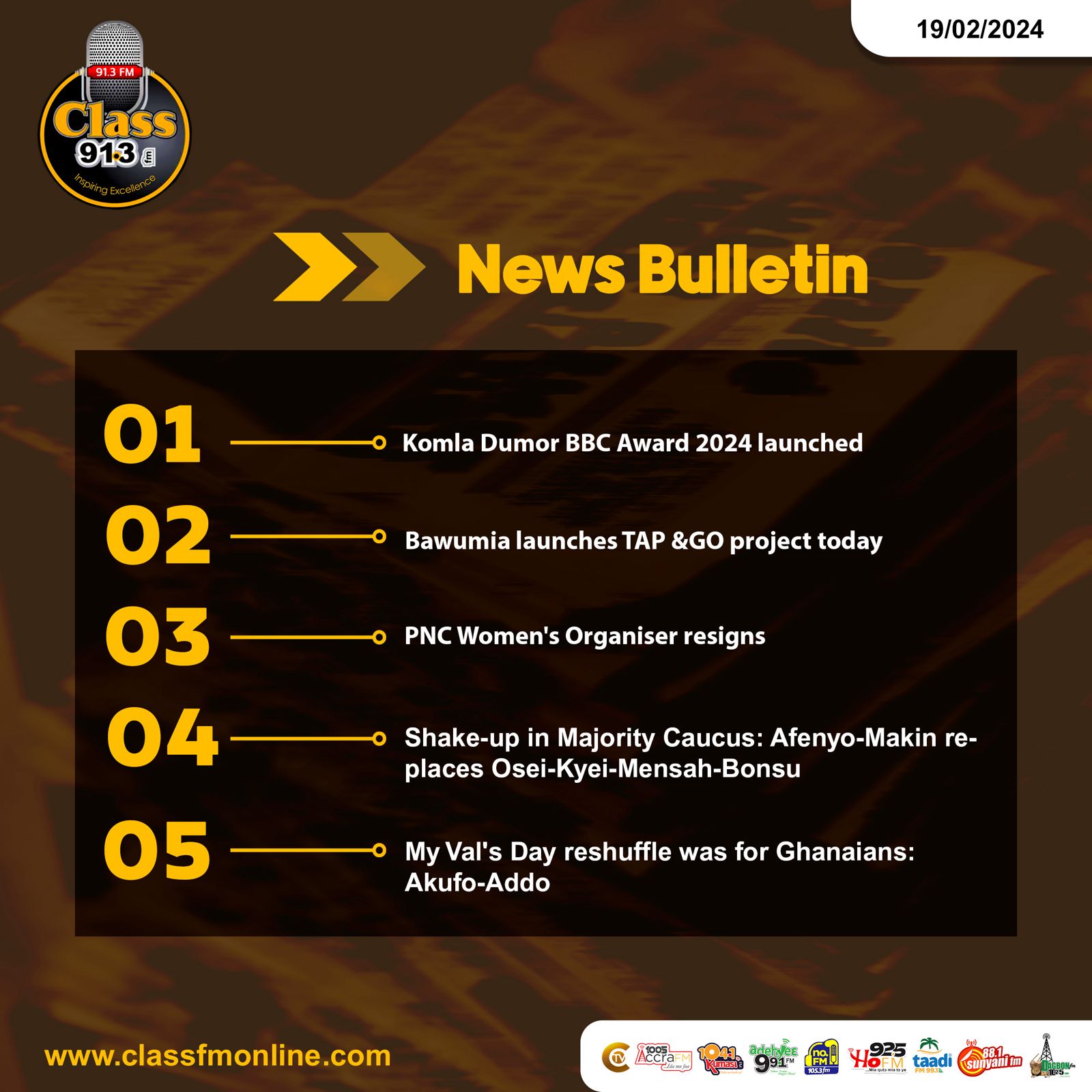 3fm news sale