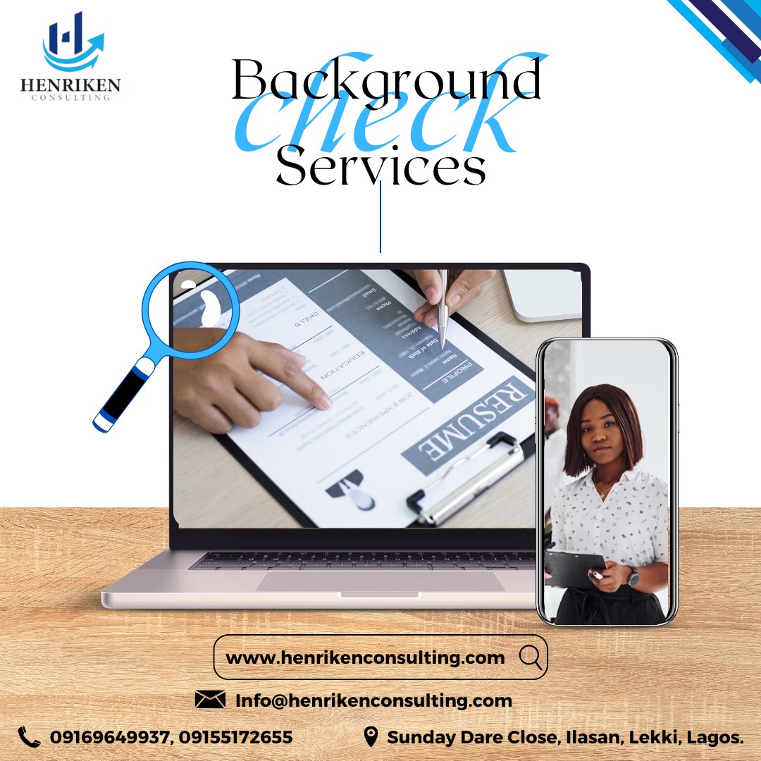 Henriken_Consul's tweet photo. We offer background check services for newly recruited and prospectives staffs, companies &amp; portfolios. Henriken is determined to give you the best and nothing but the best.
#backgroundcheck #safetyprotocol #background #portfolio #CV #training #mentorship #internship #mentorship https://t.co/GiUr3otEBx