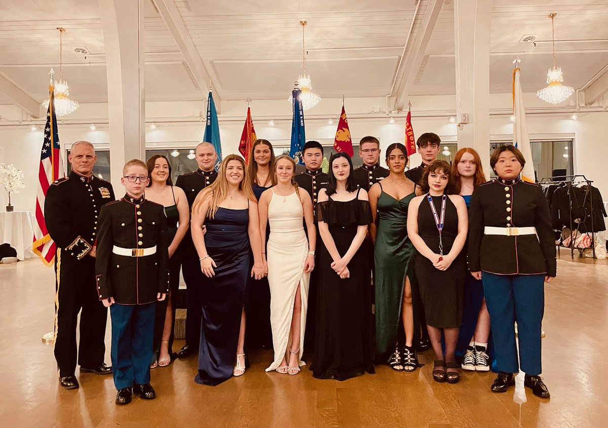 MCJROTC cadets attended the Northeast JROTC Military Ball this past weekend at Danversport Marina.