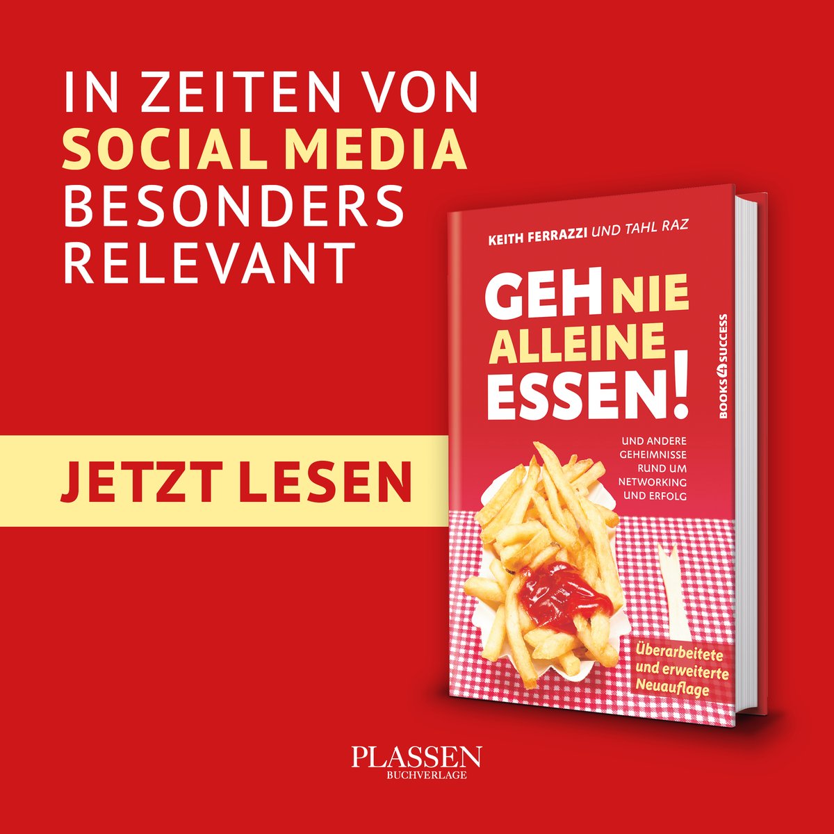 Keith Ferrazzi beschreibt in „Geh nie alleine essen!“ die Schritte und die innere Einstellung, die es ihm ermöglichten, Tausende von Kollegen, Freunden und Partnern zu einem höchst effektiven Beziehungsnetzwerk zu verweben. 

Link zum Buch: ow.ly/E1NM50QEWr9

#Networking