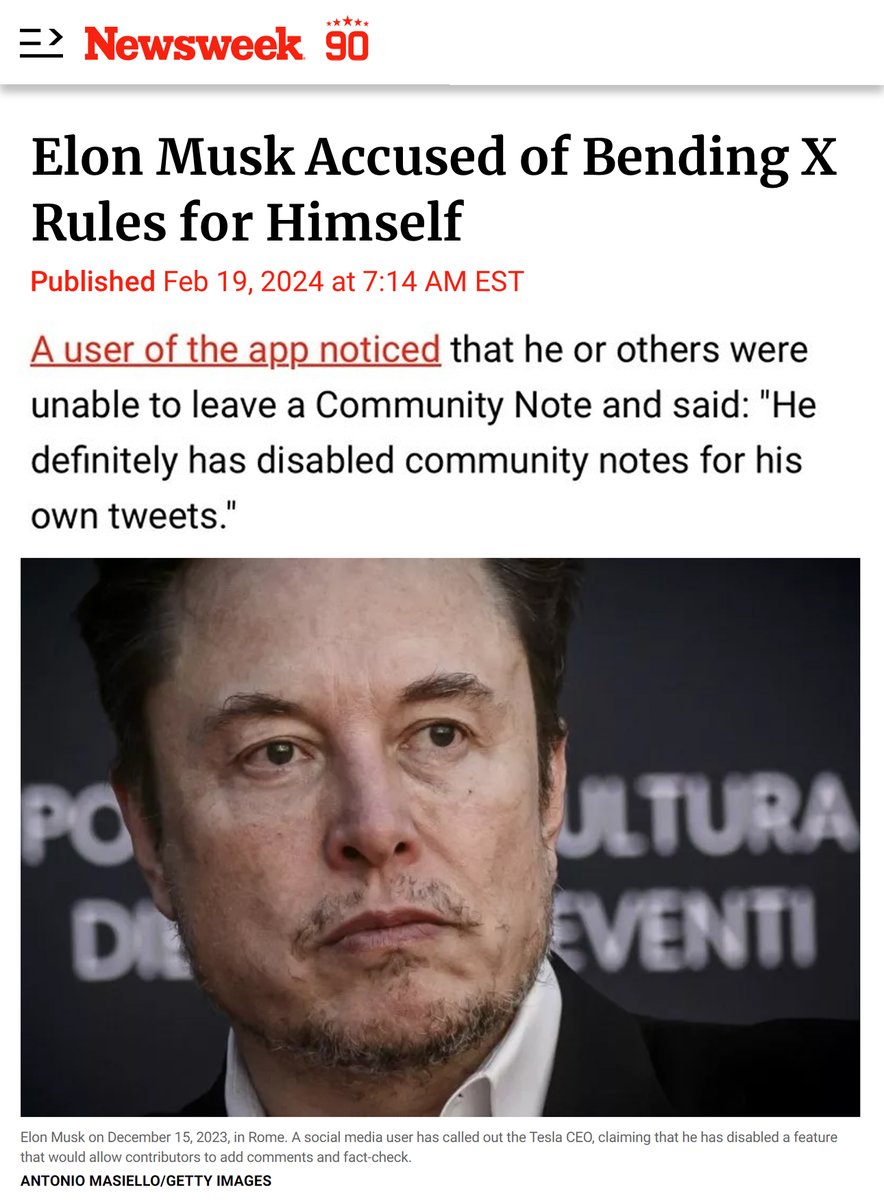 cb_doge's tweet image. This is incorrect. No one is immune to community notes on 𝕏. Not even Elon Musk. He has been community noted several times on this platform.