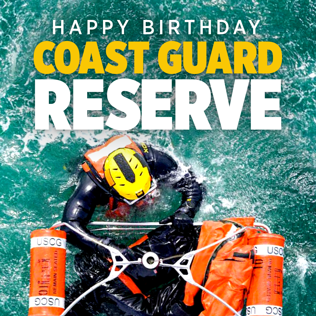 From securing our shores to providing disaster relief, Coast Guard Reservists stay ready to serve our country while balancing their civilian careers. Happy 83rd birthday, @USCGReserve! #SemperParatus