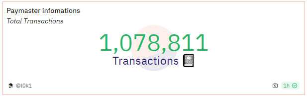 zksync's tweet photo. 1M paymaster transactions 🍾

Native account abstraction on zkSync Era gives apps mainstream-ready UX. https://t.co/okX9lVJslh